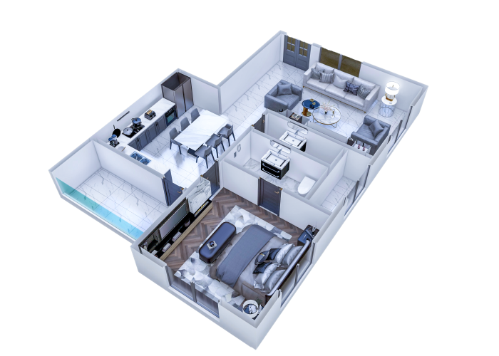 1 Bed Apartment